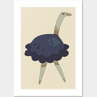 Cute Ostrich Posters and Art